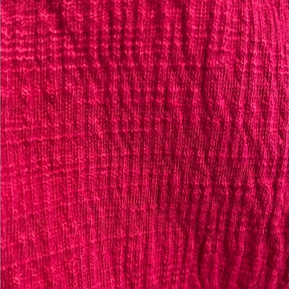 Universal Thread Sleeveless Surplice Wrap Top. Color: Pink (fuchsia tone) - Picture 7 of 9